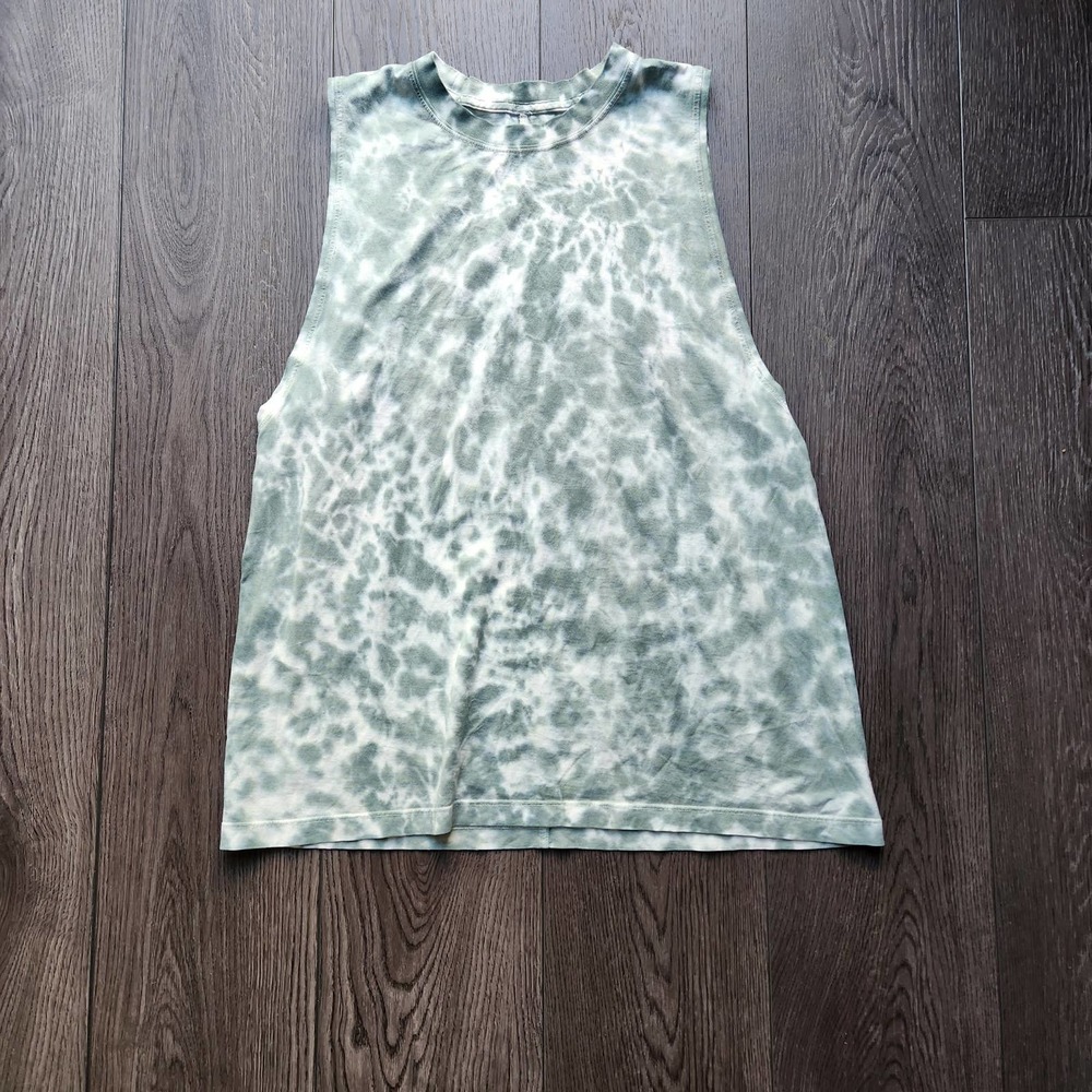 Lululemon All Yours Tank Top Marmoleado Tie Dye Ocean Air Tidewater Teal